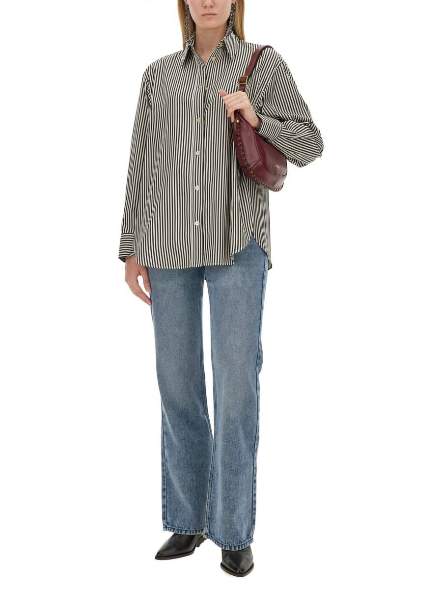 ISABEL MARANT CAMICIA FABRIZIA IN POPELINE DI COTONE