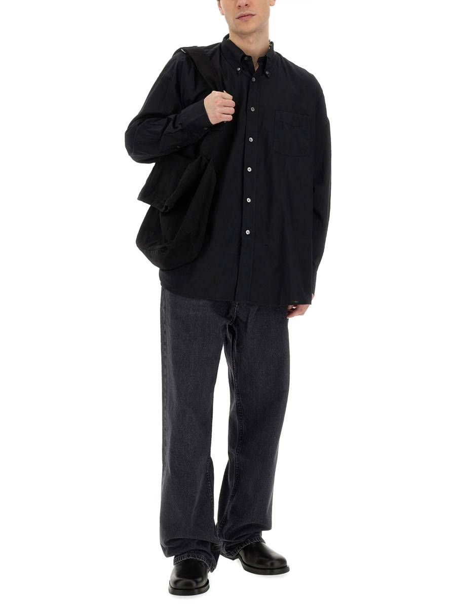 OUR LEGACY CAMICIA OVERSIZE FIT IN POPELINE DI COTONE