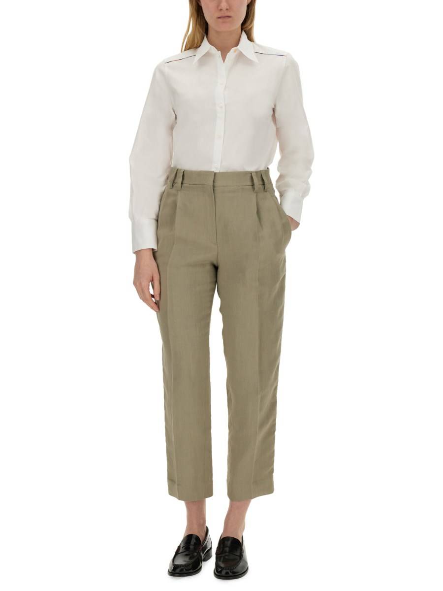 PS BY PAUL SMITH CAMICIA REGULAR FIT IN POPELINE DI COTONE