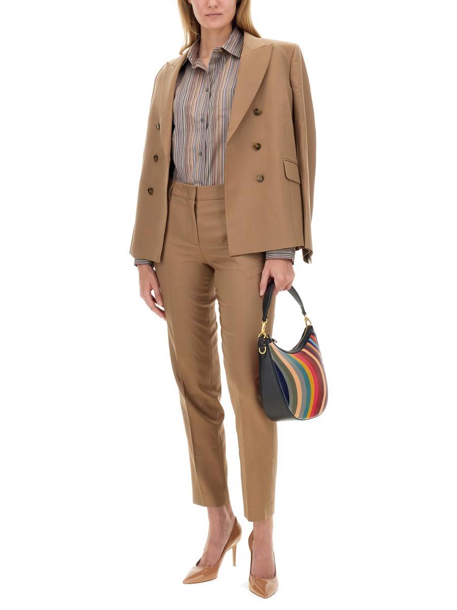 PAUL SMITH CAMICIA SIGNATURE STRIPE IN POPELINE DI COTONE
