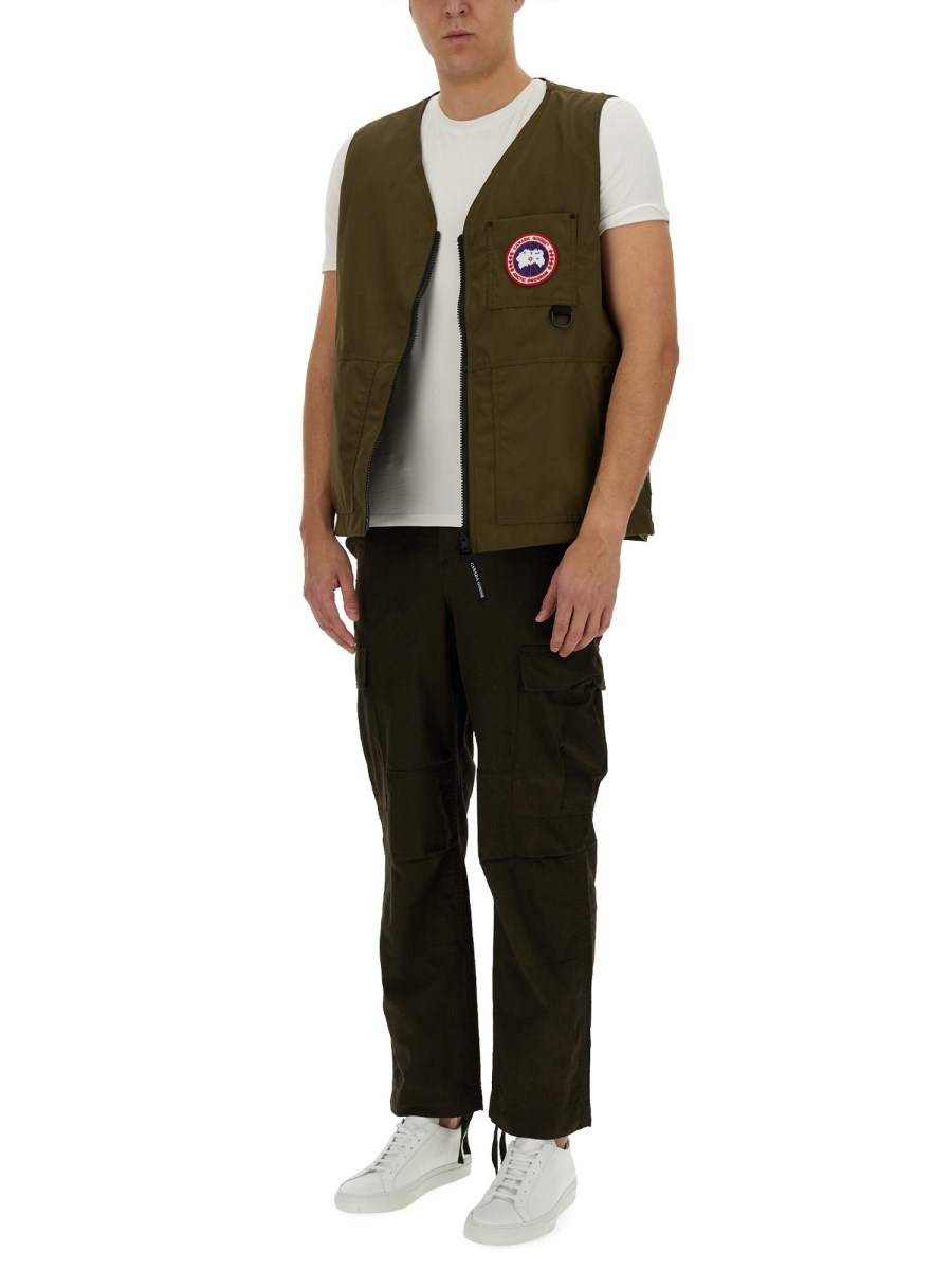 CANADA GOOSE GILET CON LOGO