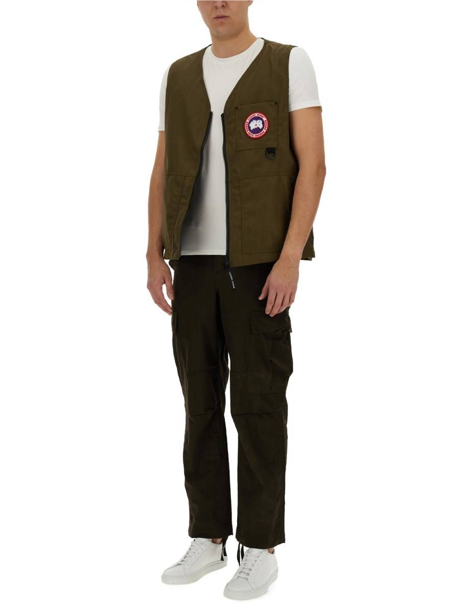CANADA GOOSE GILET CON LOGO