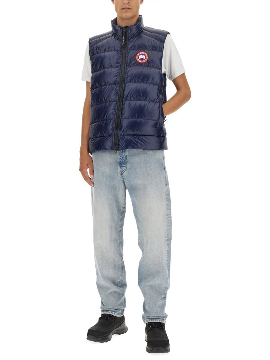 CANADA GOOSE PIUMINO GILET IN NYLON CON PATCH LOGO
