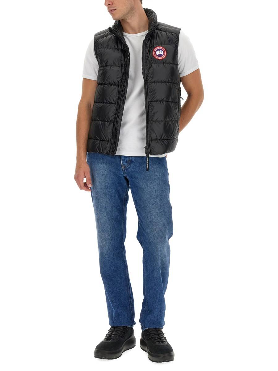 CANADA GOOSE PIUMINO GILET IN NYLON CON PATCH LOGO