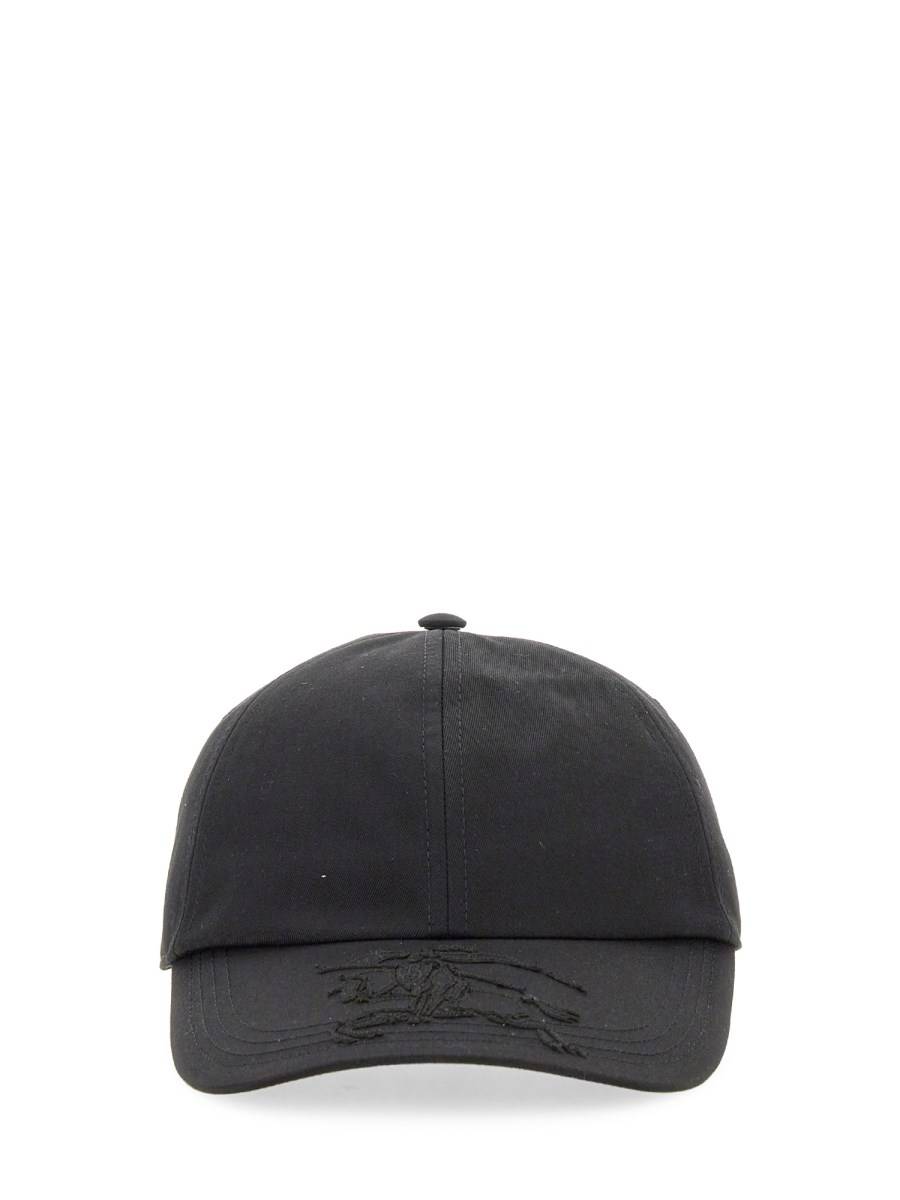 BURBERRY CAPPELLO BASEBALL IN MISTO COTONE CON APPLICAZIONE EKD
