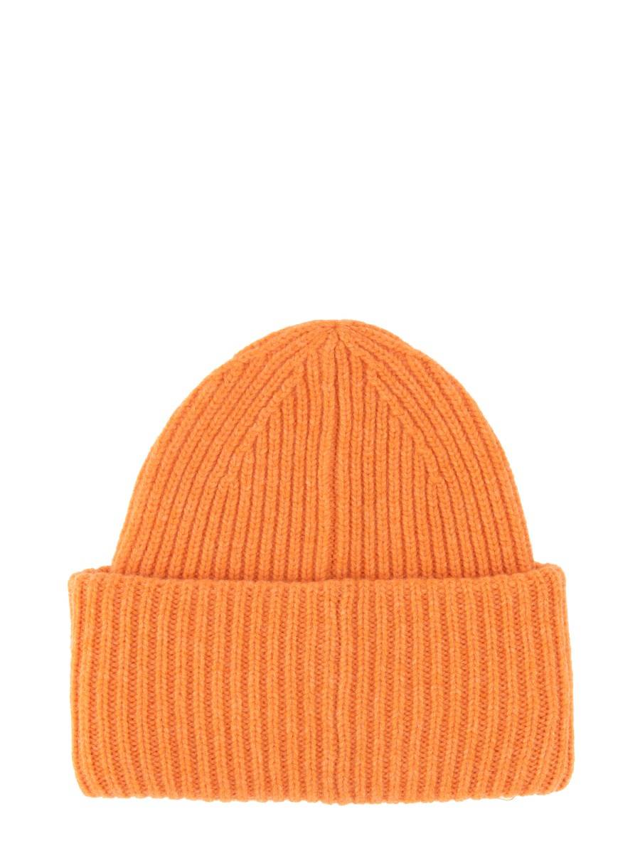 ACNE STUDIOS CAPPELLO BEANIE CHUNKY CON PATCH BIG FACE
