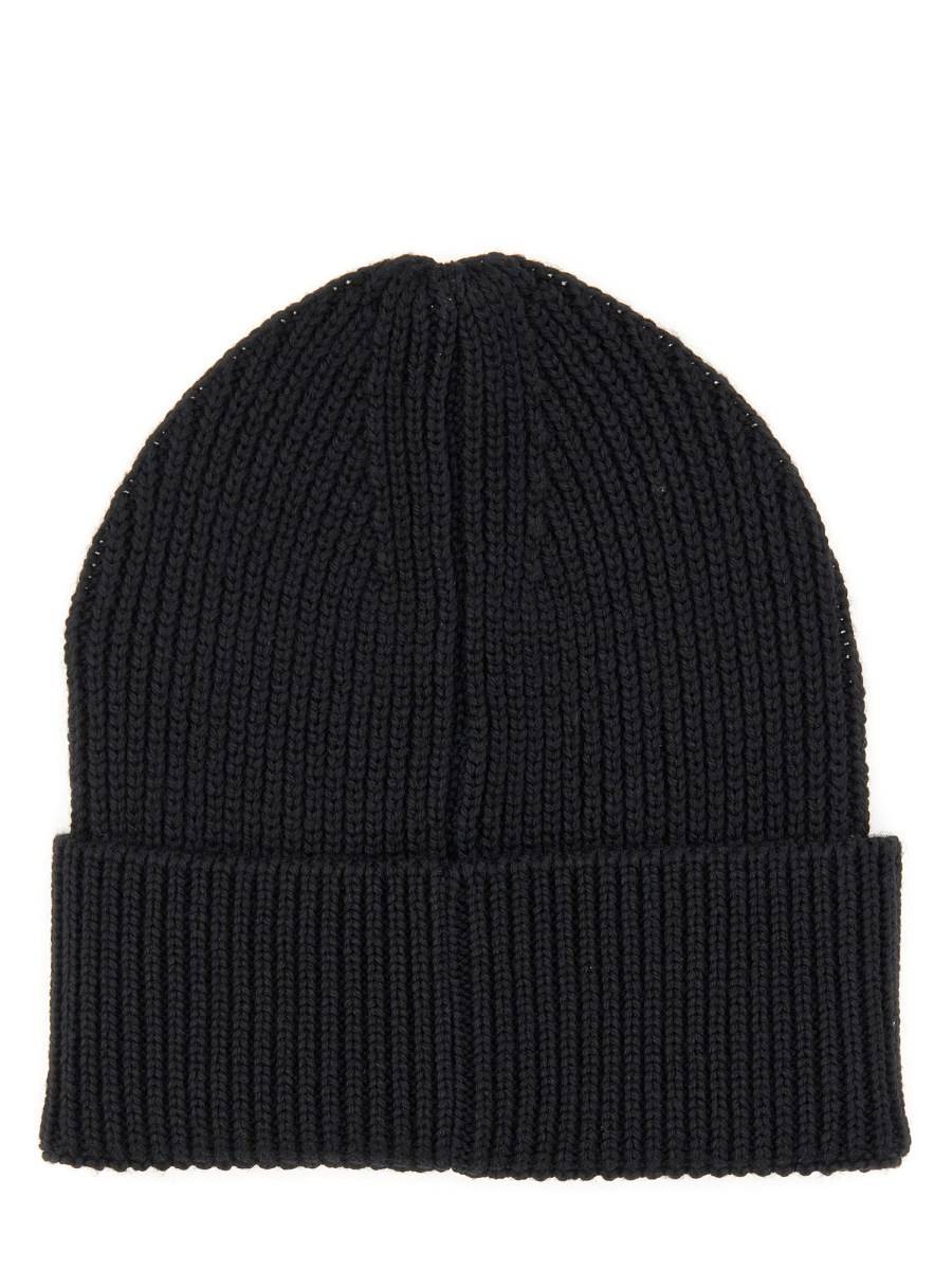 MARCELO BURLON COUNTY OF MILAN CAPPELLO BEANIE CON LOGO IN MISTO LANA