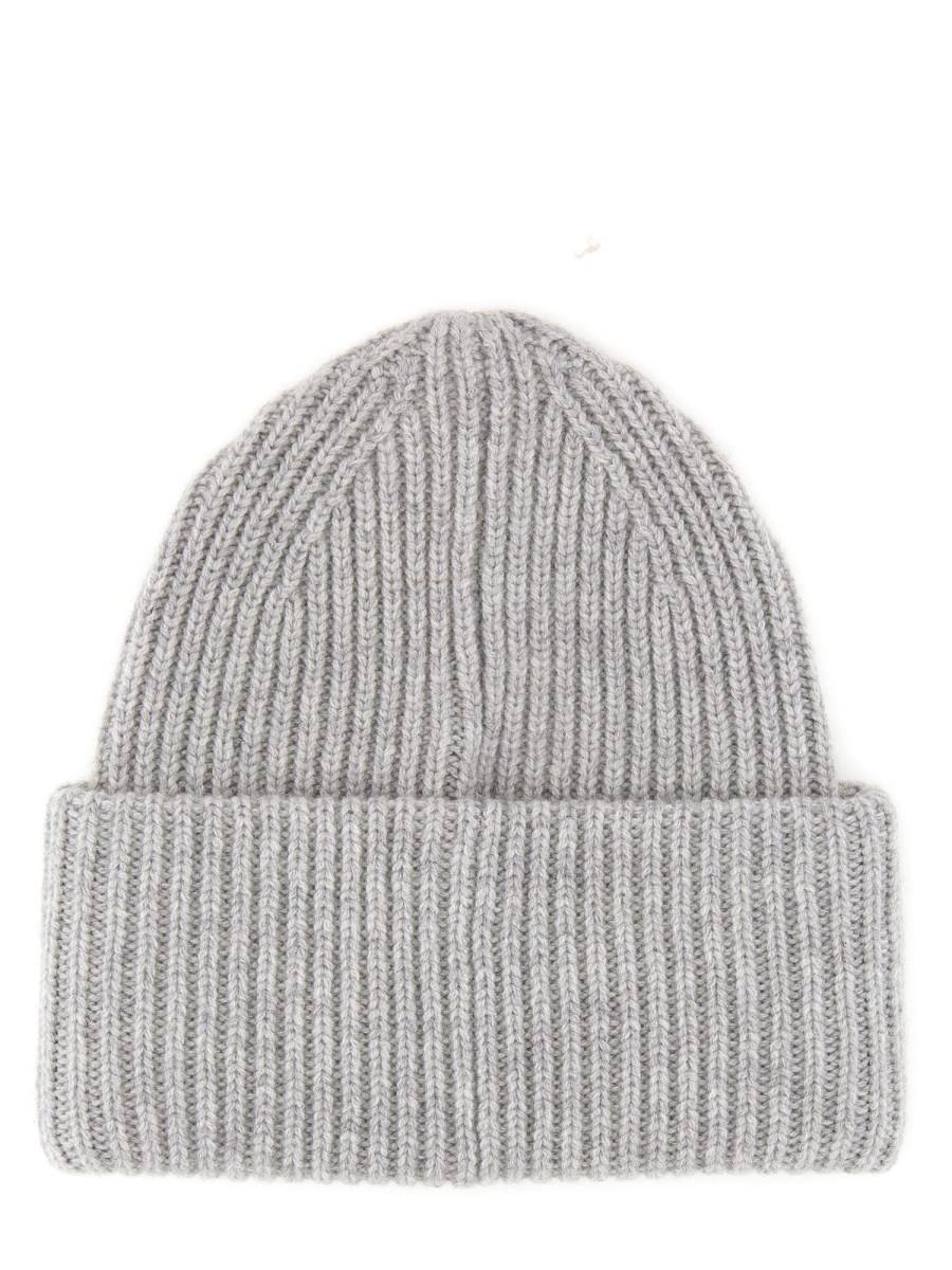 ACNE STUDIOS CAPPELLO BEANIE CON PATCH FACE IN LANA