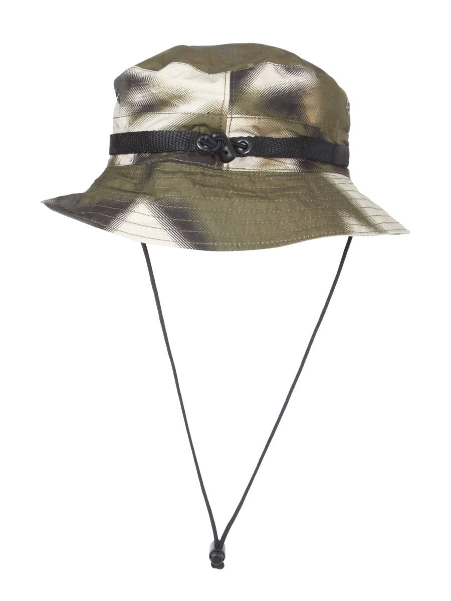 ARKAIR CAPPELLO BUCKET BOONIE IN COTONE ORGANICO STAMPATO CON LACCIO