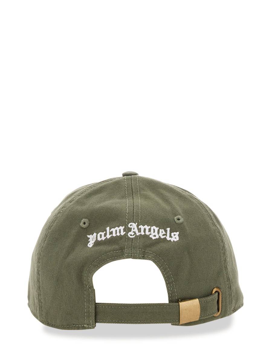 PALM ANGELS CAPPELLO DA BASEBALL IN COTONE CON LOGO