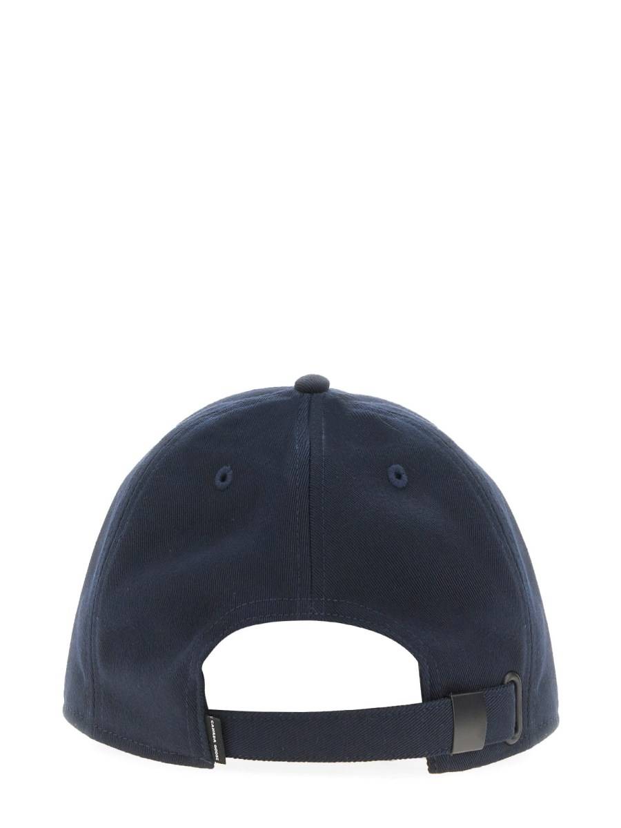 CANADA GOOSE CAPPELLO DA BASEBALL IN COTONE CON PATCH LOGO CG ARCTIC