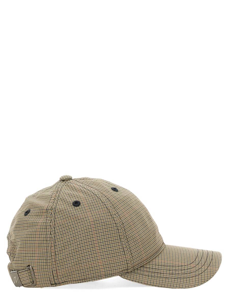 OUR LEGACY CAPPELLO DA BASEBALL IN COTONE CORDURA BUKHANSAN CHECK