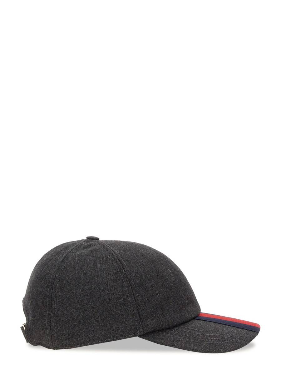 GUCCI CAPPELLO DA BASEBALL IN TESSUTO CON FASCIA WEB