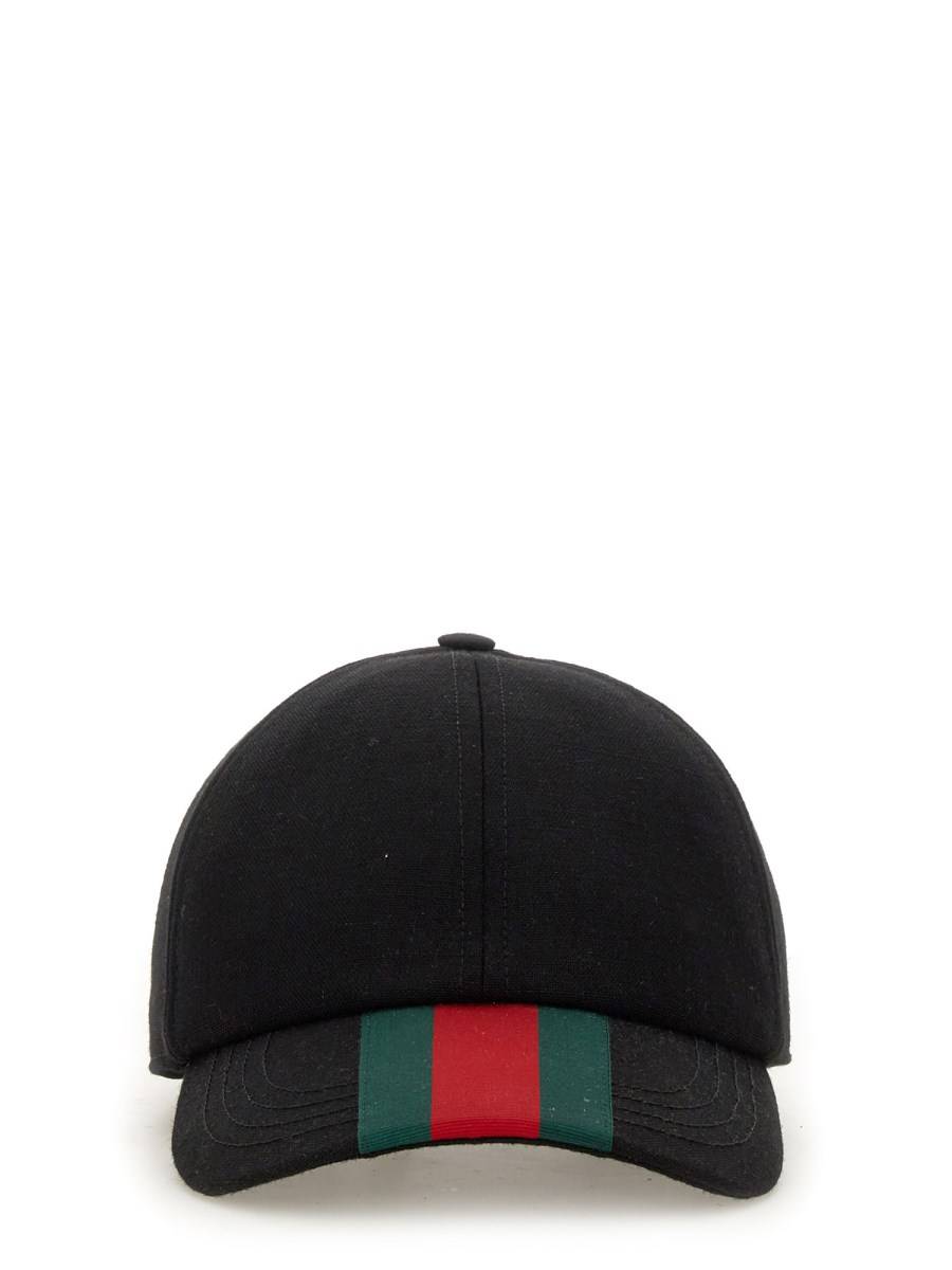 GUCCI CAPPELLO DA BASEBALL IN TESSUTO CON FASCIA WEB