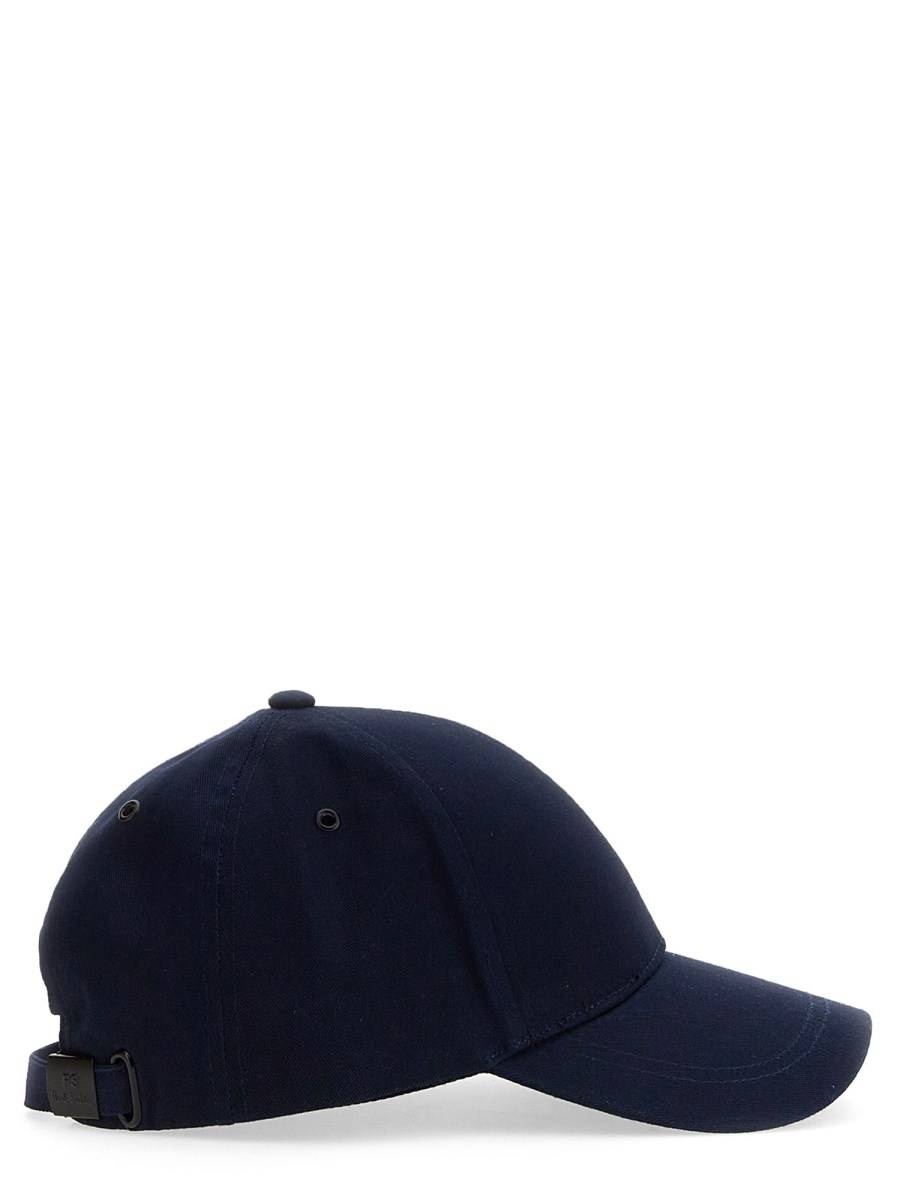PS BY PAUL SMITH CAPPELLO DA BASEBALL ZEBRA IN COTONE BIOLOGICO CON PATCH
