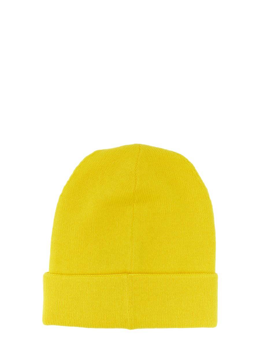 ALEXANDER McQUEEN CAPPELLO IN CASHMERE CON RICAMO LOGO