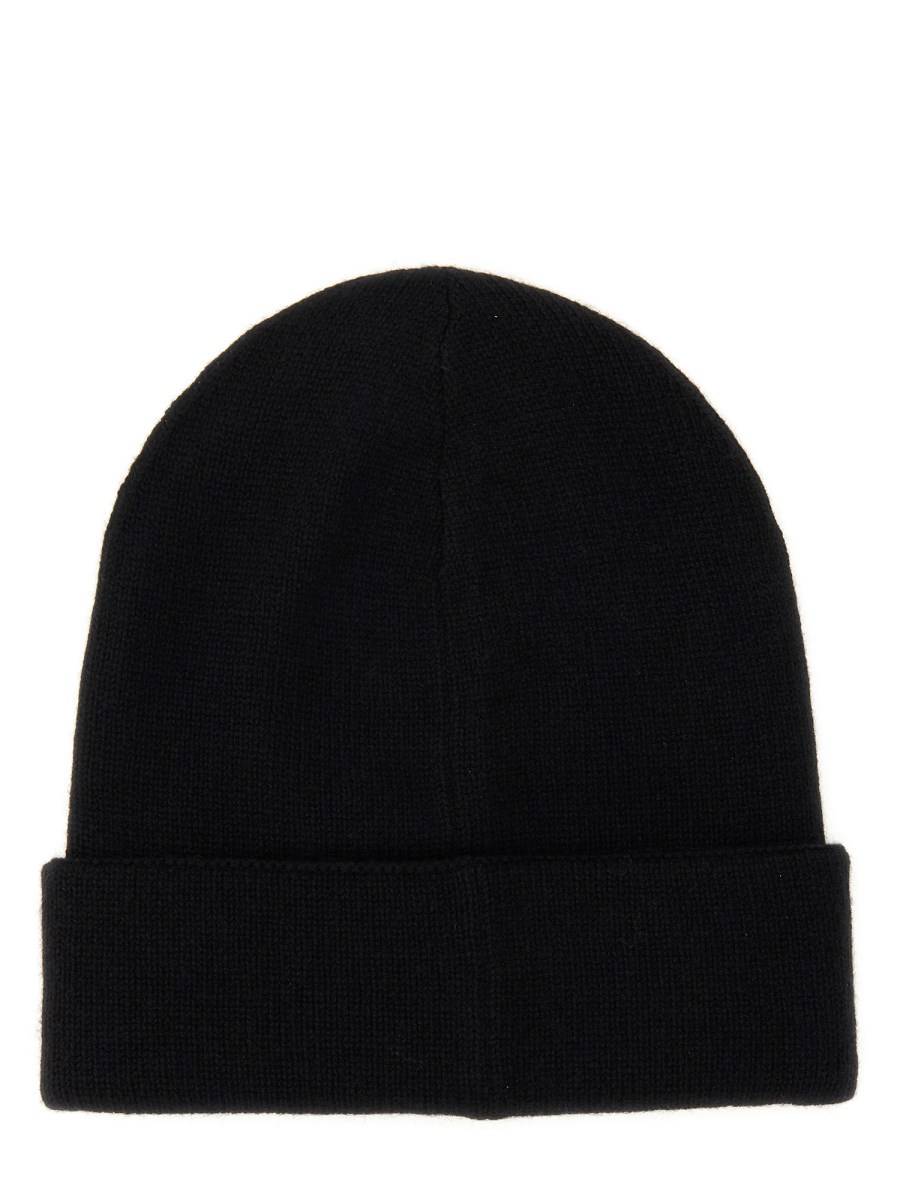 ALEXANDER McQUEEN CAPPELLO IN LANA E CASHEMERE CON LOGO