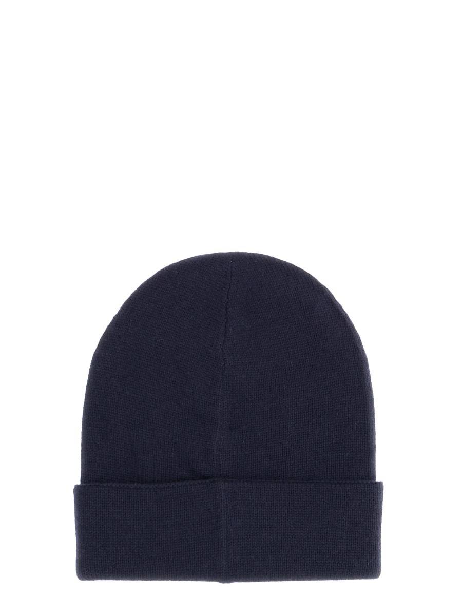 ALEXANDER McQUEEN CAPPELLO IN LANA E CASHEMERE CON LOGO