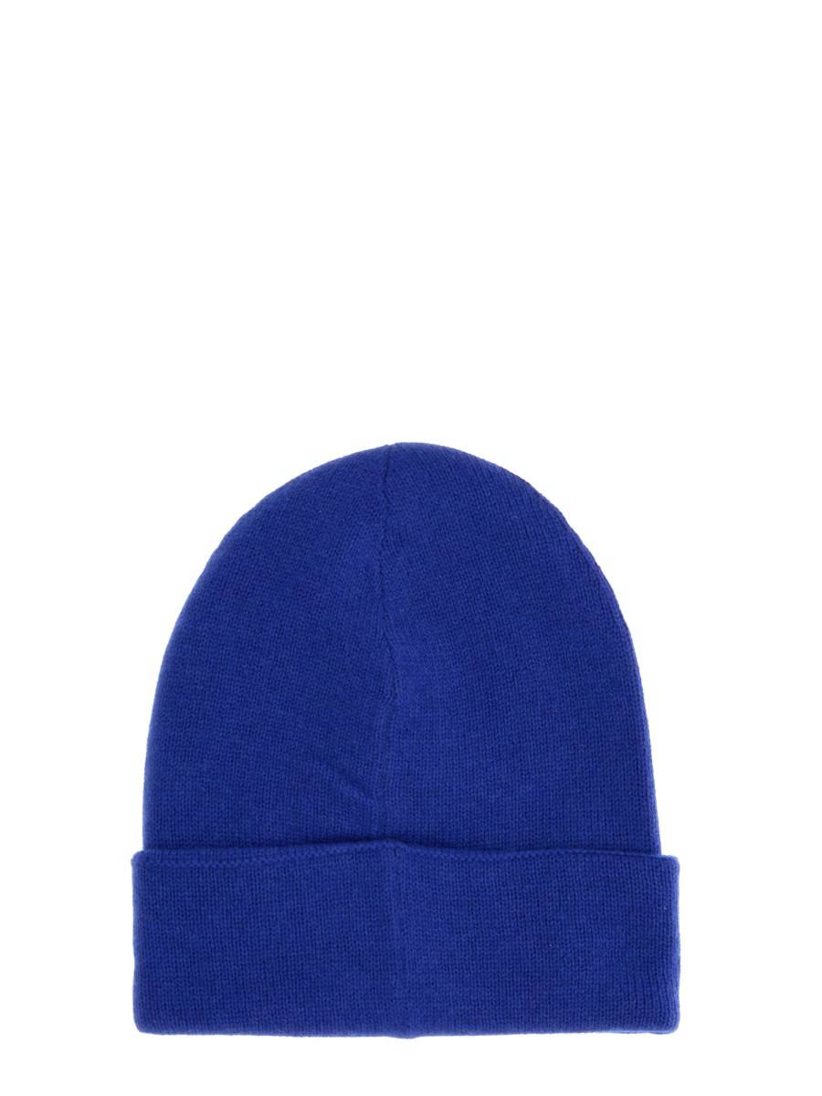 ALEXANDER McQUEEN CAPPELLO IN LANA E CASHEMERE CON LOGO