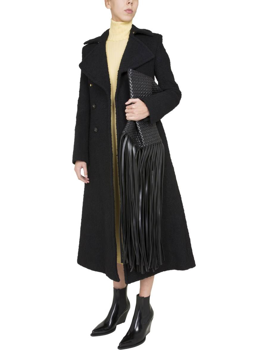 BOTTEGA VENETA CAPPOTTO DOPPIOPETTO IN BOUCLÈ STRETCH