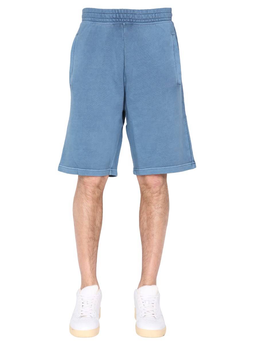 CARHARTT WIP BERMUDA "NELSON" IN FELPA DI COTONE