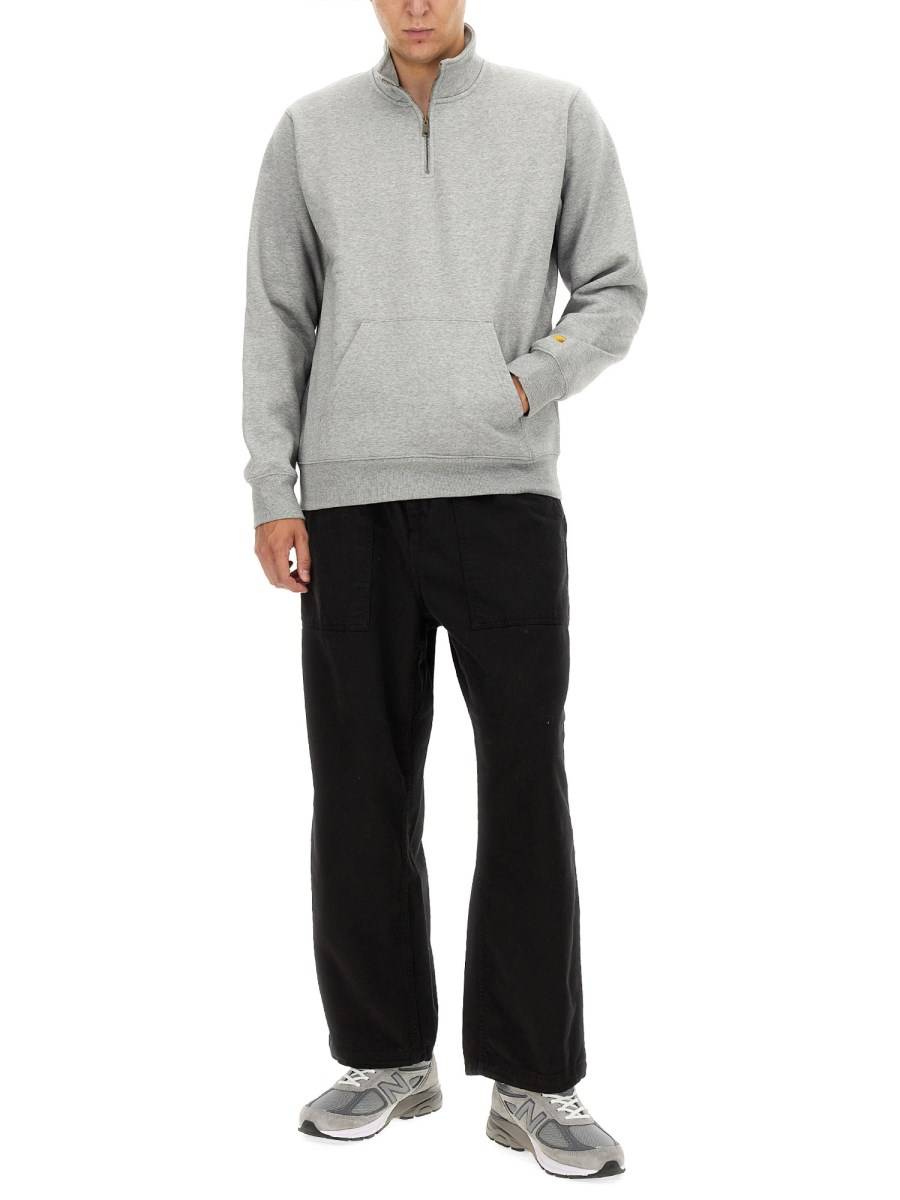 CARHARTT WIP FELPA CON MEZZA ZIP