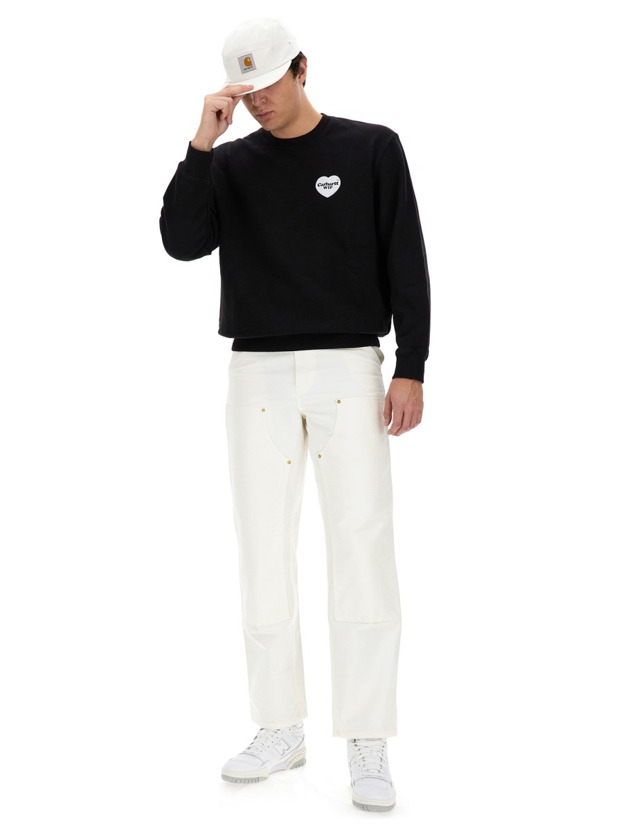 CARHARTT WIP FELPA IN COTONE CON LOGO