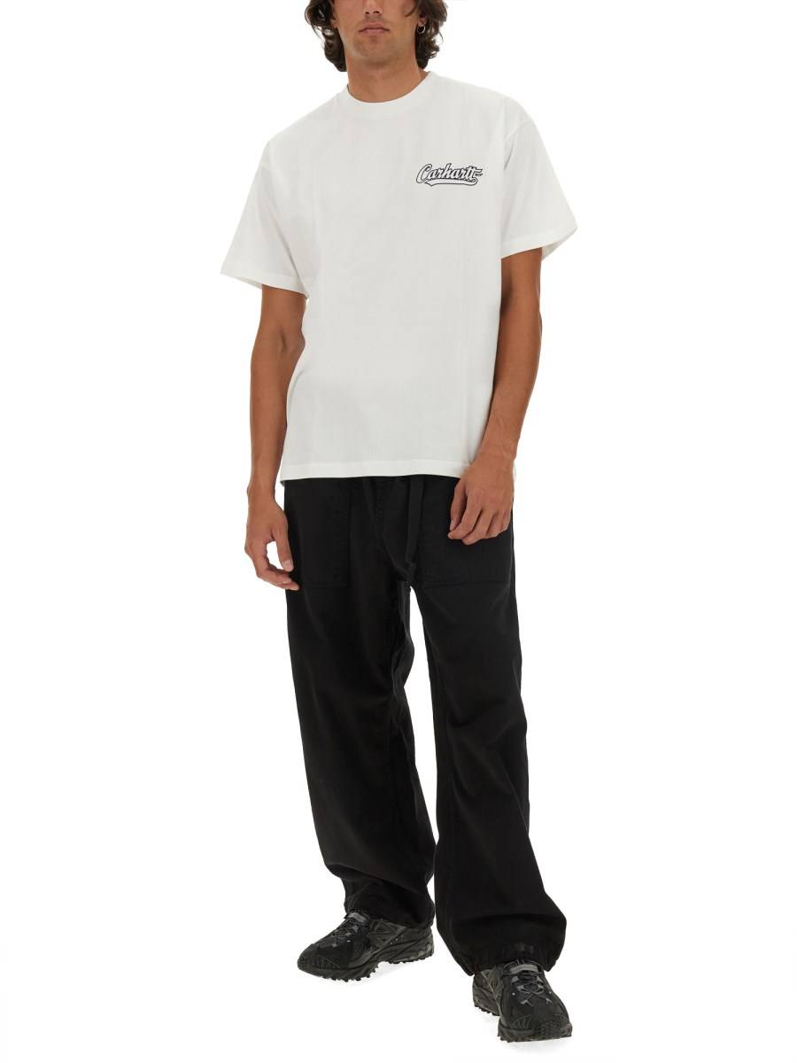 CARHARTT WIP T-SHIRT CON LOGO IN COTONE ORGANICO