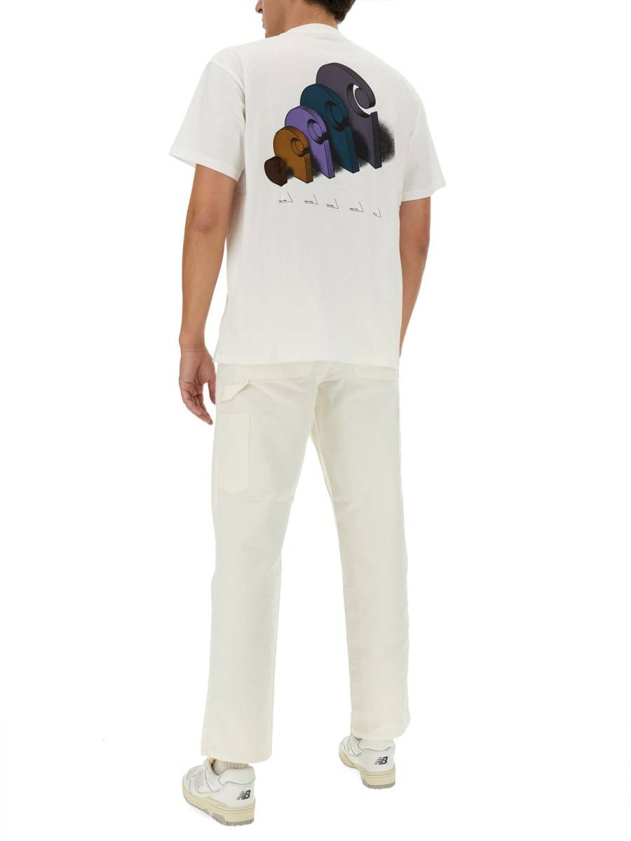 CARHARTT WIP T-SHIRT "DIAGRAM" IN COTONE