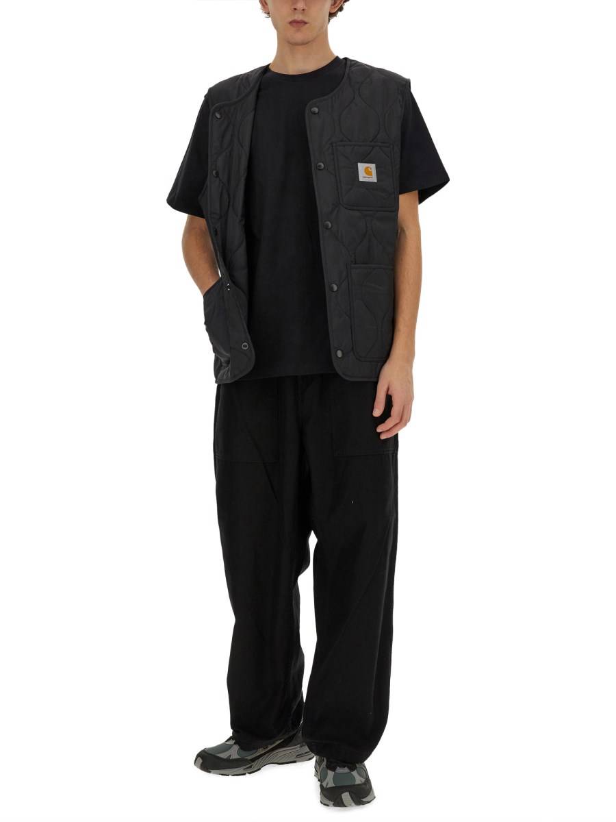 CARHARTT WIP T-SHIRT IN COTONE CON TASCA