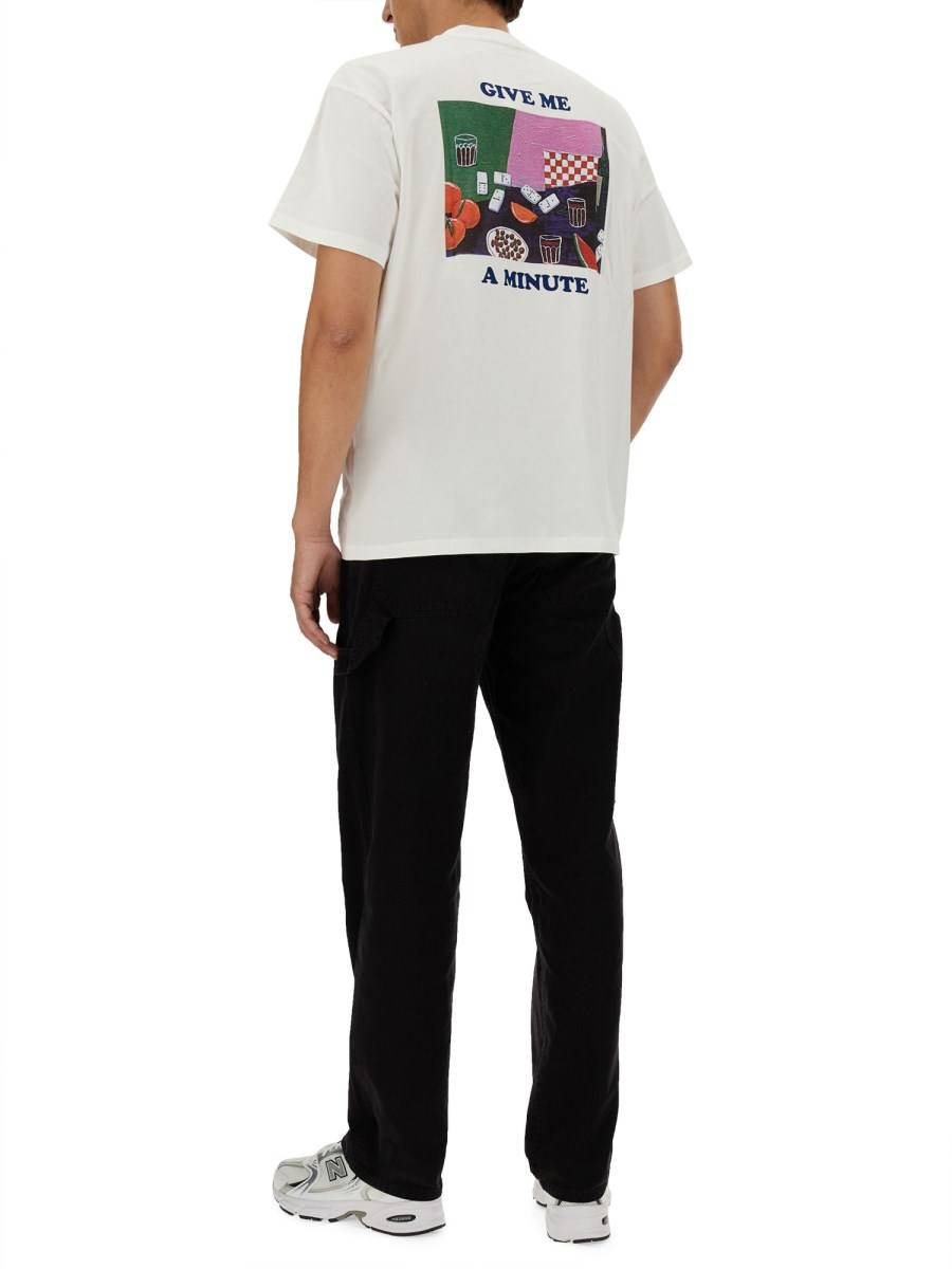 CARHARTT WIP T-SHIRT IN JERSEY DI COTONE CON LOGO