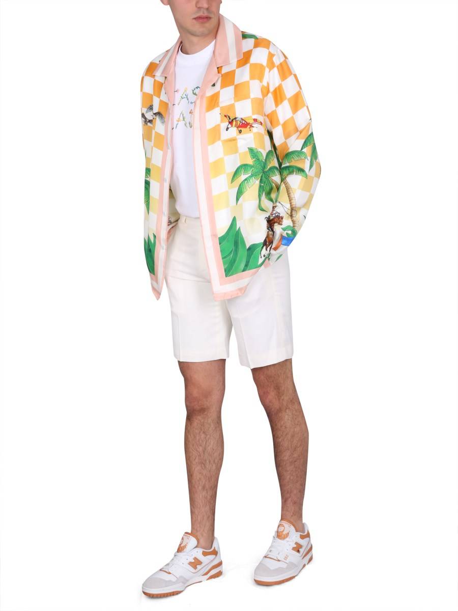 CASABLANCA BERMUDA SARTORIALE IN COTONE
