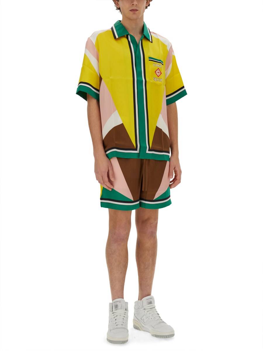 CASABLANCA CAMICIA IN SETA