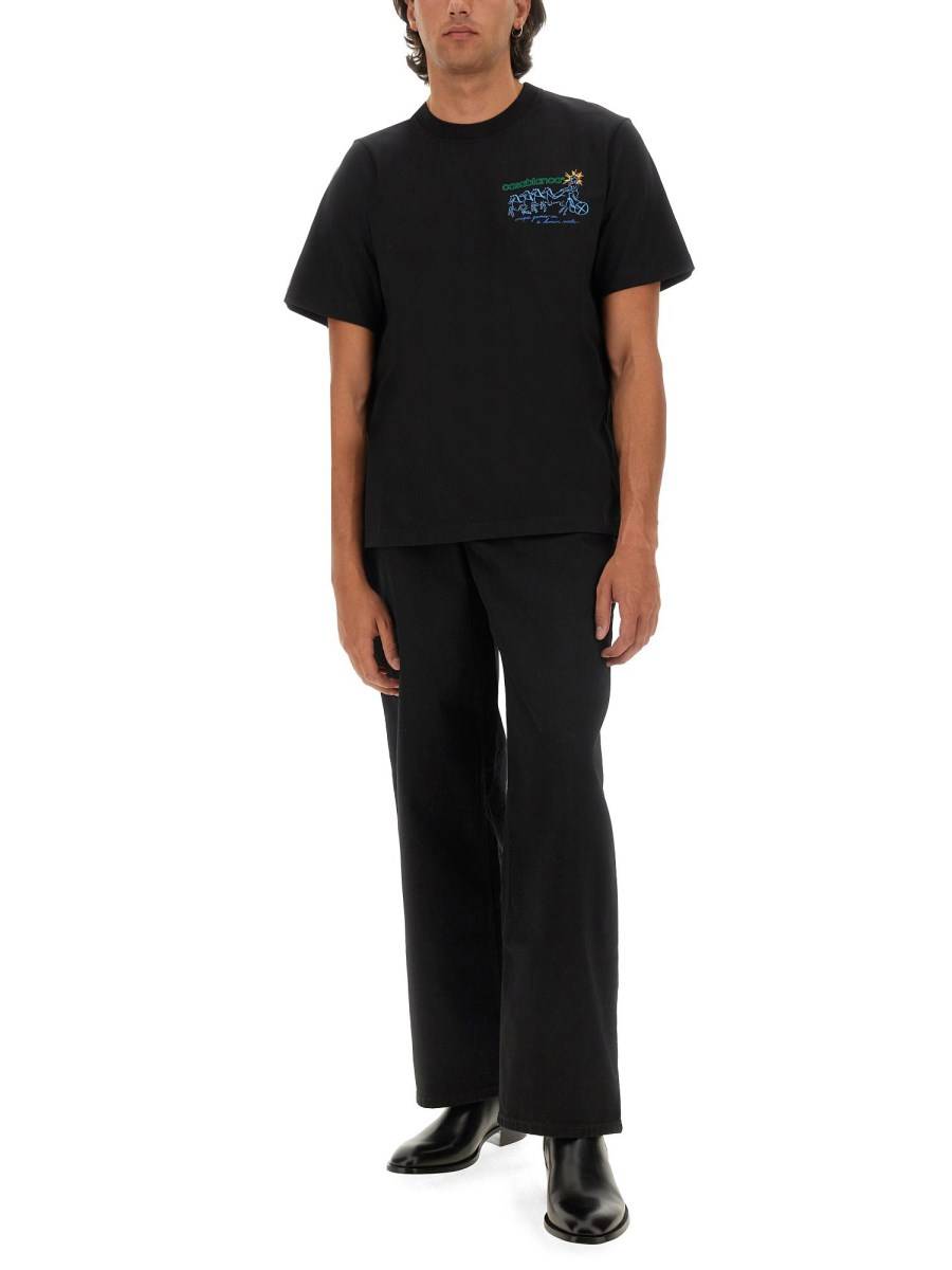 CASABLANCA T-SHIRT CON STAMPA