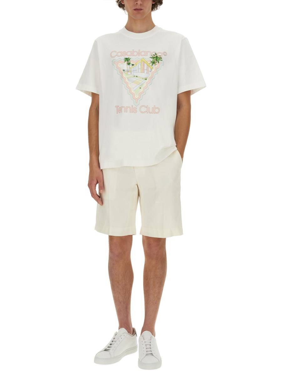 CASABLANCA T-SHIRT CON STAMPA