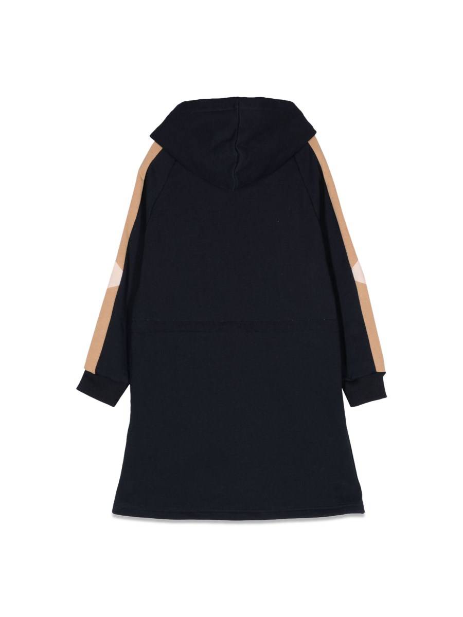 CHLOE' Vestito Con Cappuccio E Logo