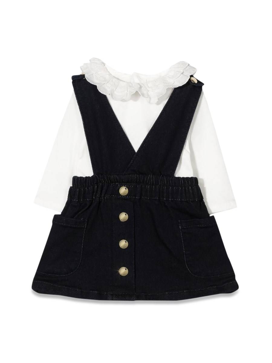 CHLOE' VESTITO+T-SHIRT MANICA LUNGA