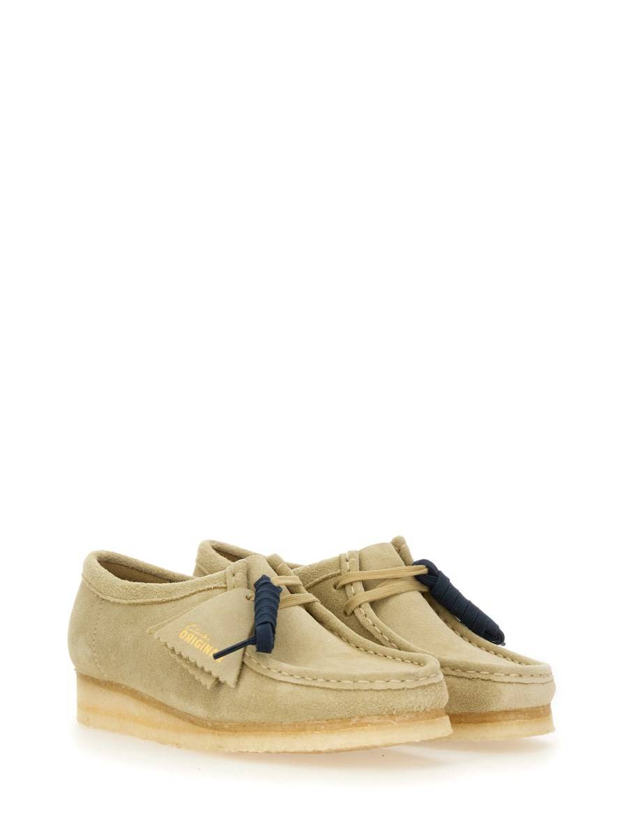 CLARKS SCARPA STRINGATA "WALLABEE" IN PELLE