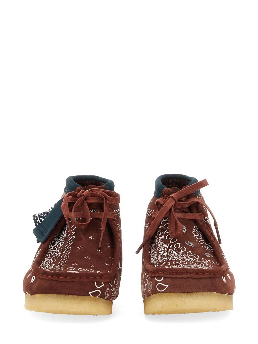 CLARKS STIVALETTO WALLABEE CON STAMPA PAISLEY