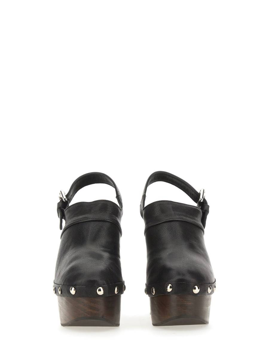 PHILOSOPHY DI LORENZO SERAFINI CLOG MAXI CON BORCHIE IN NAPPA