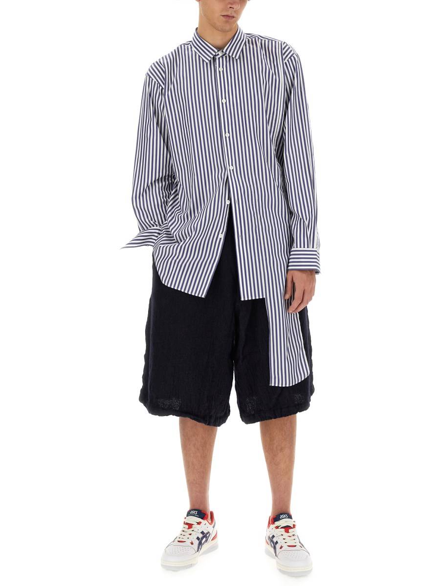 COMME DES GARCONS SHIRT CAMICIA ASIMMETRICA