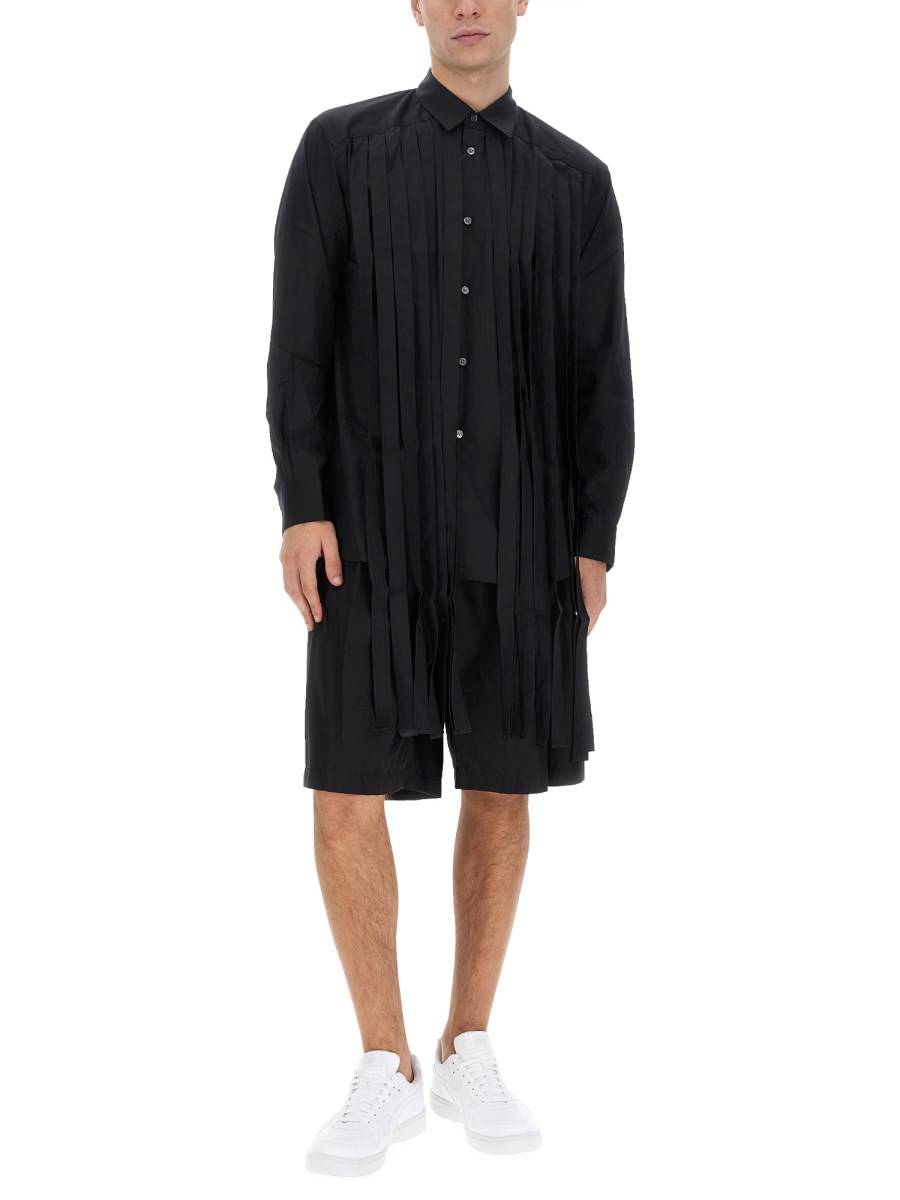 COMME DES GARCONS SHIRT CAMICIA CON FRANGE