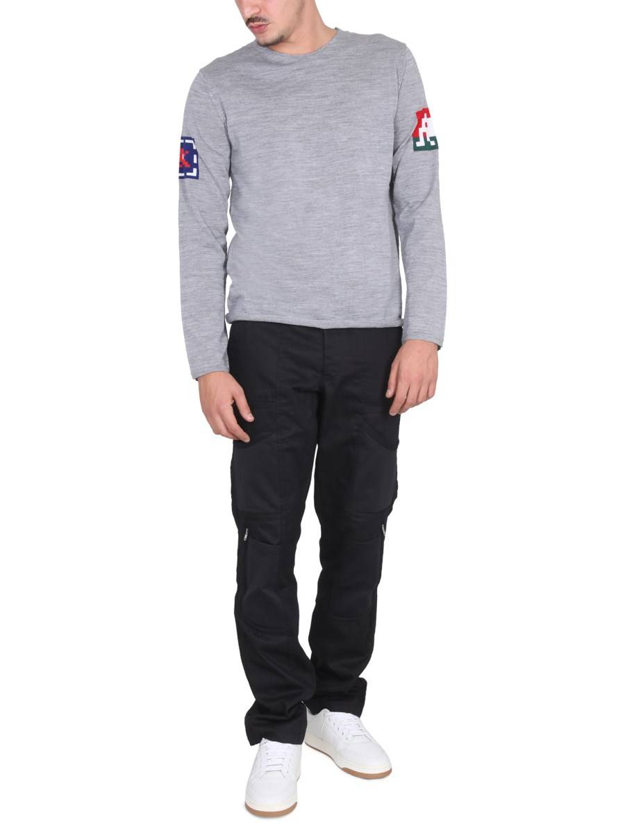 COMME DES GARCONS SHIRT PANTALONE CARGO IN COTONE