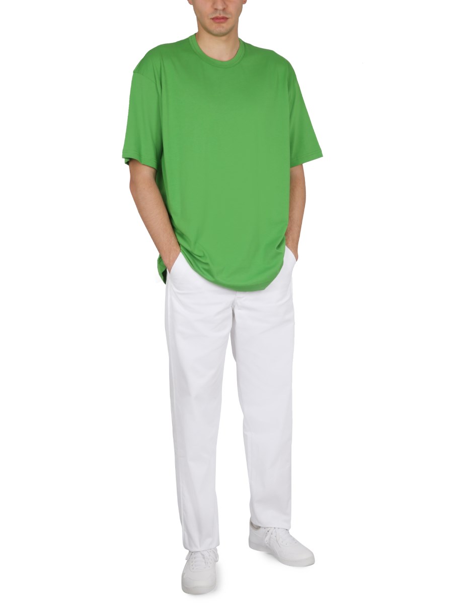 COMME DES GARCONS SHIRT PANTALONE CHINO IN COTONE