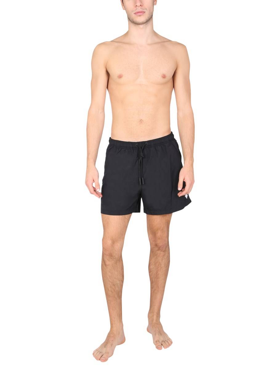 MARCELO BURLON COUNTY OF MILAN COSTUME DA BAGNO "CROSS" IN NYLON