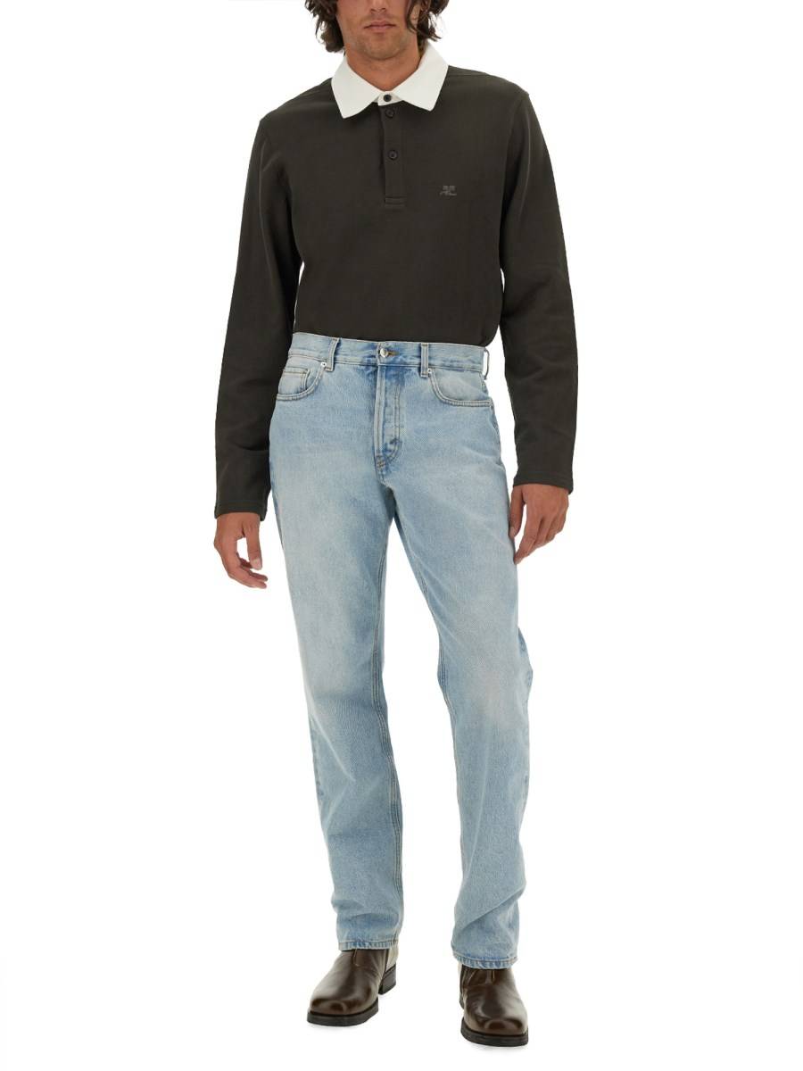 COURREGES POLO IN COTONE