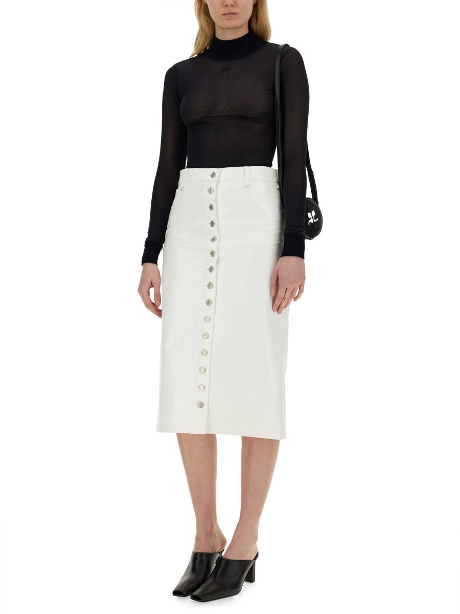 COURREGES TOP CON LOGO