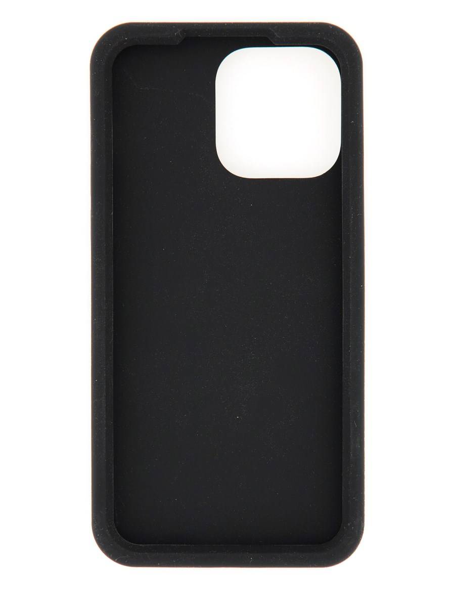 DOLCE & GABBANA COVER PER IPHONE 14 PRO IN GOMMA CON LOGO
