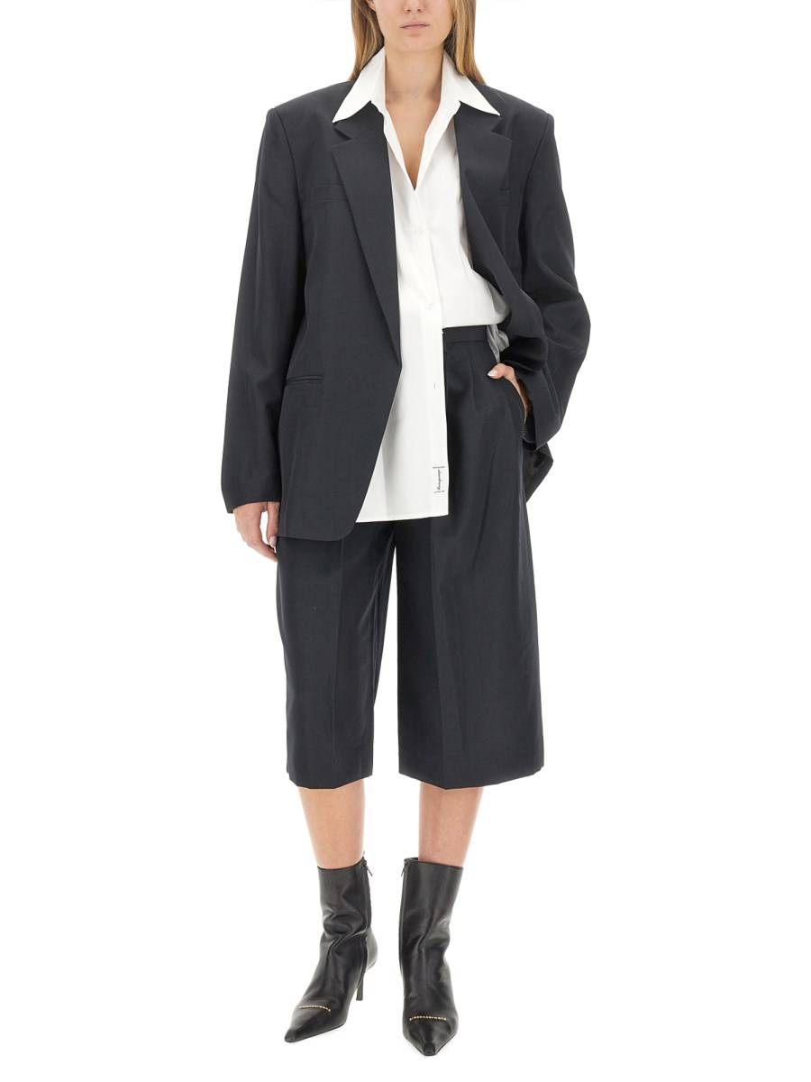 ALEXANDER WANG CULOTTE SARTORIALI CON BOXER A VITA ALTA