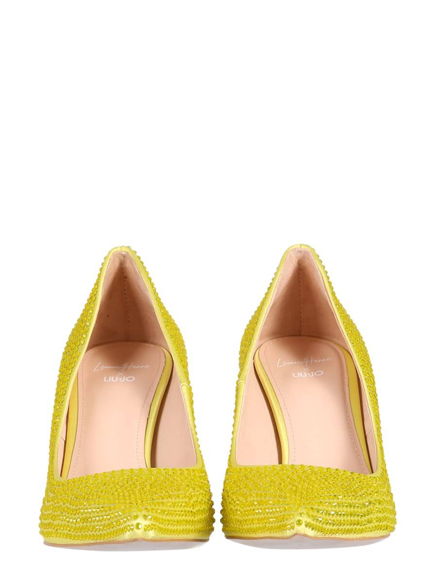 LEONIE HANNE X LIU JO DECOLLETE GLAM CON DETTAGLI STRASS